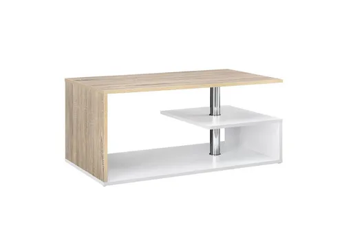Couchtisch 'Haarlem' 90 x 50 cm in Eicheoptik/Weiß