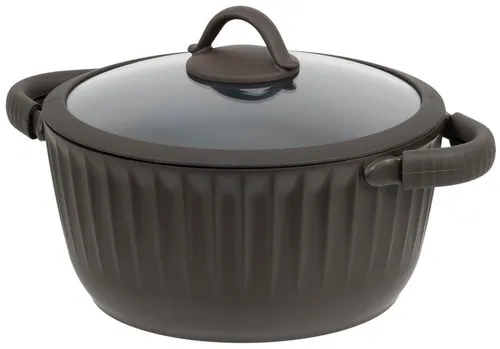 RESTO Kitchenware Bratentopf Ascella, Schmortopf antihaftbeschichtet und spülmaschinenfest, Aluminiumguss (2-tlg), Geeignet für alle Herdarten, auch Induktion, im Geschenkkarton