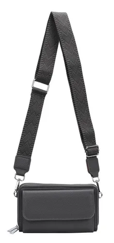 ITALYSHOP24 Schultertasche Damen Tasche Crossbody Brusttasche Kartenetui Umhängetasche Smartphone (kleine Gürtel-Tasche, 2 getrennte Fächer, breites Gurt, Kartenetui), Bodybag Geldbörse Muster Taschengurt Handytasche Leder Optik Crossover