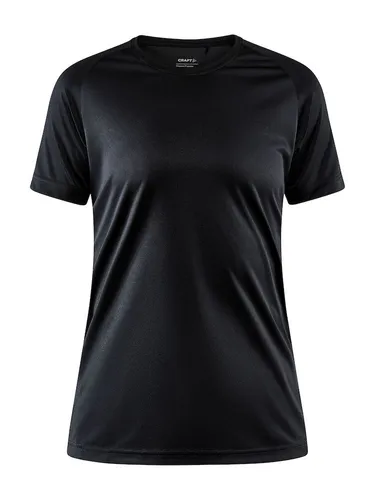 Craft Sport-Shirt Core Unify (funktionelles Recyclingpolyester) schwarz Damen, Größe: XS