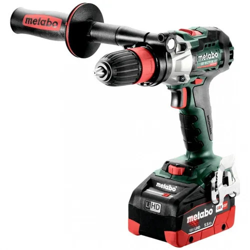 Metabo GB 18 LTX BL Q I Akku-Gewindebohrer - 2 x 5,5 Ah LiHD in MetaBox - Akkuschrauber mit kraftvollem Brushless-Motor und zwei leistungsstarken 5,5 Ah LiHD Akkus für längere Laufzeiten und optimale Leistung.