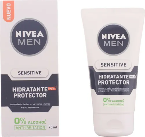 Feuchtigkeitscreme Nivea Men Sensitive SPF15 (75 ml) (75 ml)