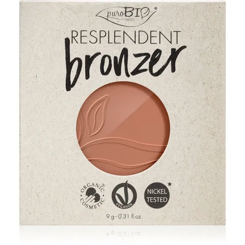 puroBIO Cosmetics Resplendent Bronzer Ersatzfüllung Farbton 03 Beige Brown 9 g