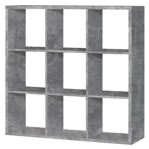 FORTE Mauro Regal 3x3 Fächer in grau von Roller