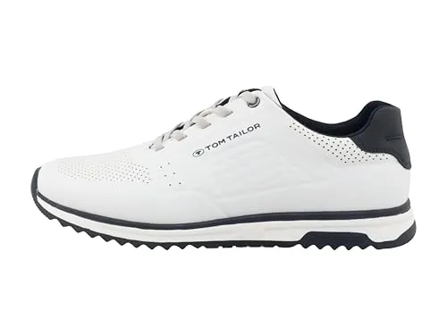 TOM TAILOR Low Sneaker weiß 41 in weiß von Tom Tailor