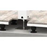 Biohort Höhenverstellbare Grundplatte für Pergola Weiß - Praktische Grundplatte zur Anpassung von Höhenunterschieden bis 23 cm, ideal für eine sichere und stabile Aufstellung Ihrer Pergola. Alle benötigten Komponenten sind im Lieferumfang enthalten.