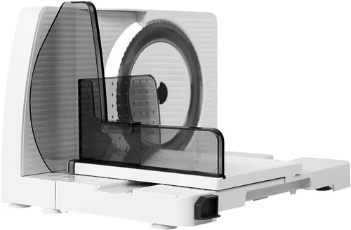 Ritter Allesschneider Markant 7 - Klappbar & Kompakt - Der klappbare Allesschneider Markant 7 überzeugt durch seine platzsparende Bauweise und die einfache Handhabung. Ideal für Brot, Käse und mehr – für eine präzise Schnittstärke bis 15 mm.