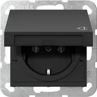 Gira Steckdosen Schwarz von Gira