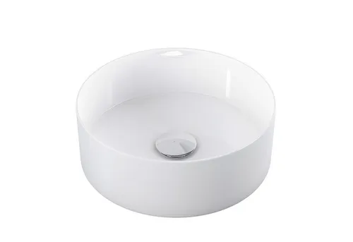 Mai & Mai Aufsatzwaschbecken Keramik Rund NANO Br203 - Waschbecken aus pflegeleichter Keramik, schlichtes und modernes Design für zeitgemäße Badezimmergestaltung.