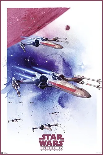 Nifty Star Wars Episode IV Poster - X-Wing Sternjäger - Krieg der Sterne 91,5 x 61 cm