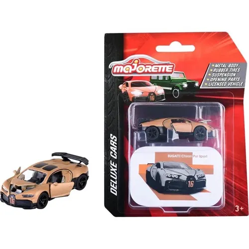 Majorette 212053190Q02 - Bugatti Chiron Pur Sport, bronze - Neu