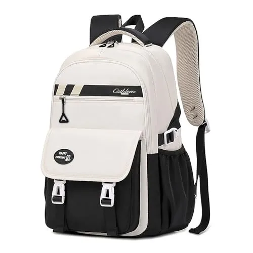 FRONET Schulrucksack Mädchen Teenager Jungen Rucksack Schule, Schulranzen Groß Kinderrucksack Tagesrucksäcke Damen Daypack 3 4 5 6 7 8 9 Klasse Kinder 10 11 12 13 14 15 16 17 18 Jahre Schultasche