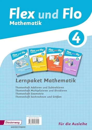 Flex und Flo - Ausgabe 2014: Themenhefte 4 Paket - Mathematik Schulbücher, ideal für die Ausleihe mit vielfältigen Themen zur Unterstützung des Lernens.