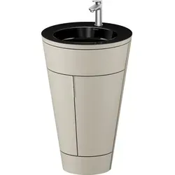 Duravit Starck 1 Waschtisch mit Waschtischunterbau von Duravit