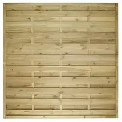 T & J Sichtschutzzaun Maxi-Massiv Grün 180 x 180 cm