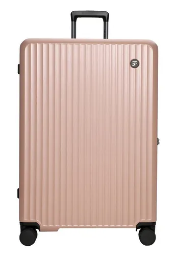 SURI FREY Trolley SFY FreyWay Paris, 4 Rollen - Koffer mit 110 Litern Volumen, leicht und robust aus Polycarbonat, ideal für stilvolle Reisen. Ergonomischer Teleskopgriff und 360-Grad Rollen für müheloses Manövrieren.