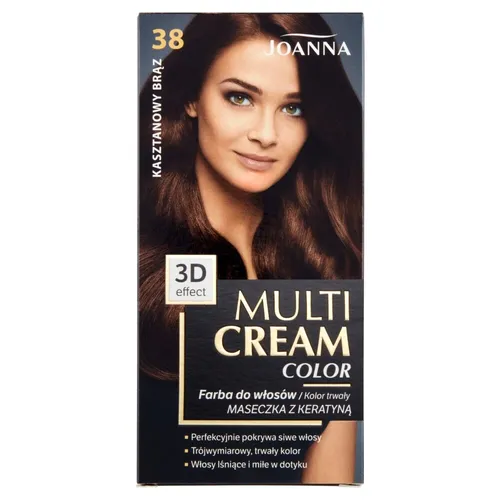 Multi Cream Color farba do włosów 38 Kasztanowy Brąz Joanna 5901018013264