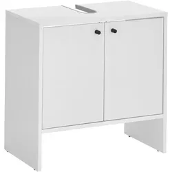 Waschbeckenunterschrank Kaarster See, weiß in weiß von MID.YOU