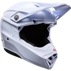 Bell Moto-10 MIPS Motocross Helm, weiß, Größe XL für Männer - Hochwertiger Motocross Helm mit Tri-Matrix-Verbundschale für Stabilität und geringes Gewicht. Ausgestattet mit innovativem Belüftungssystem für optimale Luftzirkulation und Komfort.