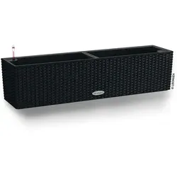 Lechuza Blumenkasten Balconera Cottage 80 in graphitschwarz von Lechuza