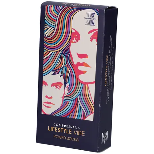 Compressana Lifestyle Vibe AD 2 cool dot mit Spitze in pink von COMPRESSANA