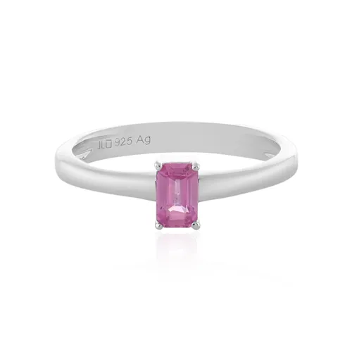 Eleganter rosa Saphir Ring aus 925 Sterling Silber, Thailand 0,357ct