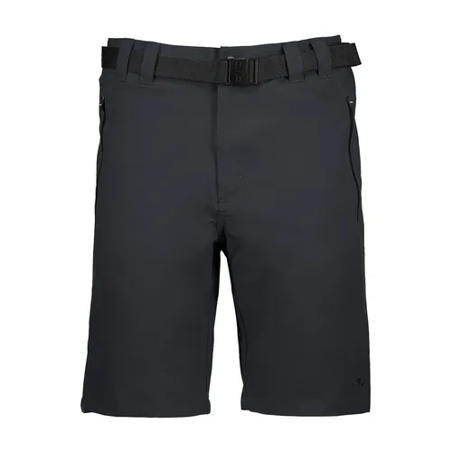CMP Stretch-Bermudashorts für Herren, Anthrazit, 54 - Wanderhosen mit CMP Dry Function-Technologie für trockenen Komfort bei Outdoor-Aktivitäten. Extrem elastisch, mit Gürtelschlaufen und mehreren Reißverschlusstaschen.