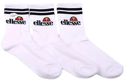 Ellesse Pullo 3 Pack Socks Damen Socken weiß, Gr.45/47 EU