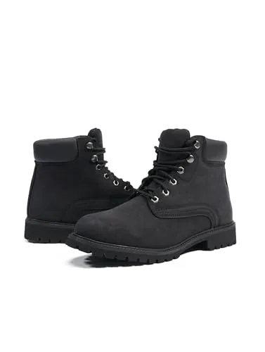 Brandit Kenyon Stiefel, schwarz, Größe 41 für Männer - Wanderschuhe mit Glattleder-Schaftpolsterung und Gummiprofilsohle für optimalen Halt, ideal für Outdoor-Abenteuer.
