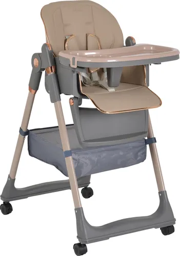 Moni Hochstuhl Kinderstuhl Lindo Beige inkl. Zubehör 111587