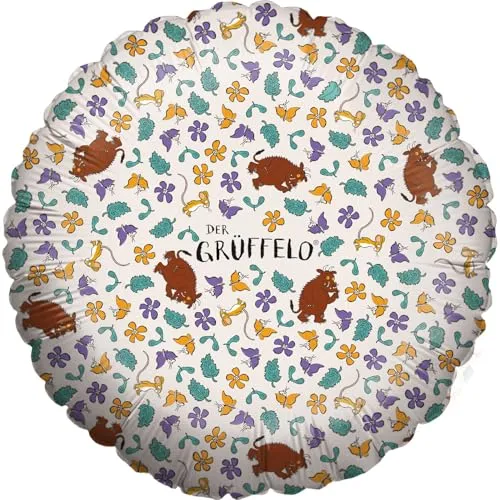 Party Factory 'Der Grüffelo' Folienballon, Ø45cm, mehrfarbig, Waldkreatur, Superhelden Heliumballon zum Geburtstag