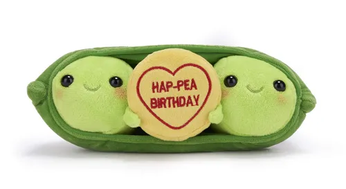 Swizzels Love Hearts Pete & Penelope Pea 'HAP-PEA BIRTHDAY' Message 9