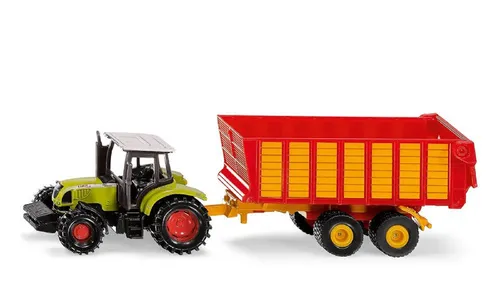 Siku 1650 Claas mit Silagewagen 