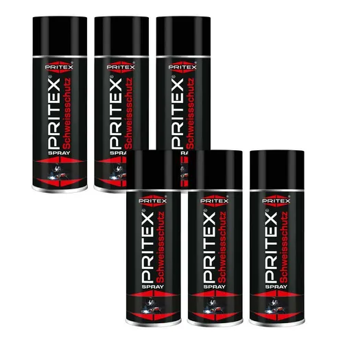 Schweißschutz Spray 6 x 400ml Trennspray Silikonfrei Schweißspray