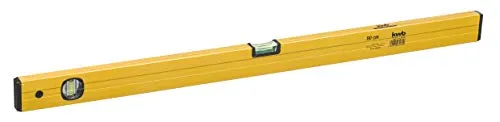 kwb Wasserwaage Aluminium 80 cm, 0,5 mm/m Genauigkeit, hoch präzise geschliffen, je 1 Horizontal-und Vertikallibelle