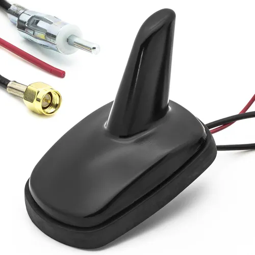 Antenne Verstärker Radio DIN für viele Fahrzeuge Premium Shark GPS FM AM Dach