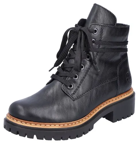 RIEKER Winterstiefelette Damen, Gr. 43, schwarz in schwarz von Rieker