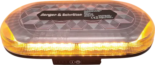 BS 20341 - Akku LED-Warnbalken mit Funkfernbedienung - Nachtleuchten, Notleuchten – leistungsstarker Akku LED-Warnbalken mit 48 superhellen LEDs, Funkfernbedienung und IP66 Schutz für maximale Sichtbarkeit und Sicherheit.