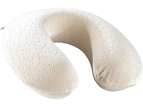 newgen medicals Nackenkissen Flugzeug: Wellness-Nackenhörnchen aus thermoaktivem Memory-Foam (Nackenhörnchen viskoelastisch, mit Schlafen, Schaumstoff)