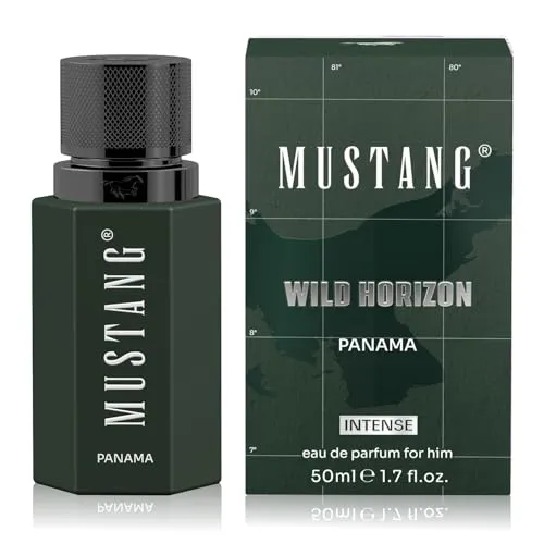 MUSTANG Eau de Parfum WILD HORIZON PANAMA FOR HIM, 50ml - Erleben Sie mit MUSTANG WILD HORIZON PANAMA einen aufregenden Duft, der Abenteuerlust weckt. Mit frischen Zitrusnoten und einem warmen, exotischen Bouquet ist dieses Parfum der ideale Begleiter für selbstbewusste Männer.