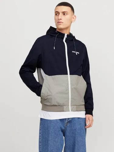 Jack & Jones Blouson JJERUSH HOOD BOMBER NOOS mit Logo Schriftzug - Funktionsjacken, modischer Blouson mit pflegeleichtem Material, ideal für sportliche Aktivitäten und lässige Outfits.