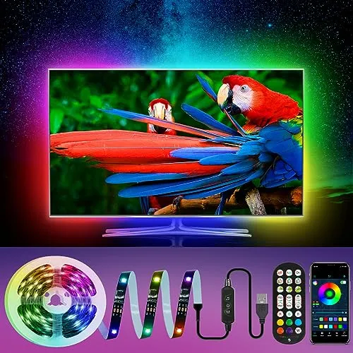 5M LED TV Hintergrundbeleuchtung mit Farbwechsel und APP-Steuerung