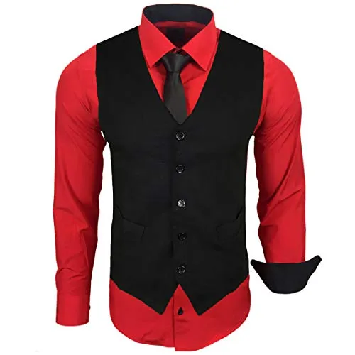 Baxboy Langarmhemd Herren 3-teilig Set