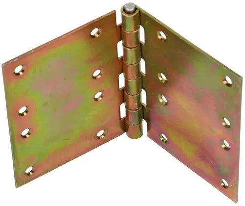 Türscharniere 100 mm x 150 mm Gerollt Verzinkt Gelb Kantige Scharniere...