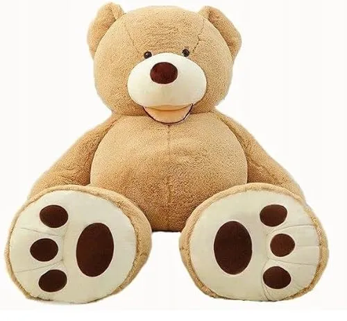 Lifestyle & More XXL Teddybär Kuschelbär Braun Höhe 160 cm Plüschbär Kuscheltier samtig weich