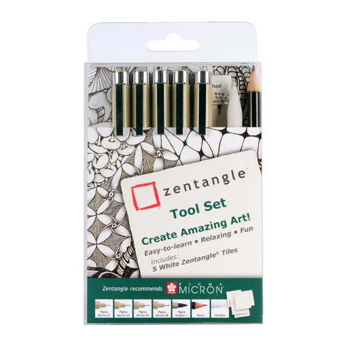 Produktbild Sakura Zentangle Toolset (Schwarz, 12 x)