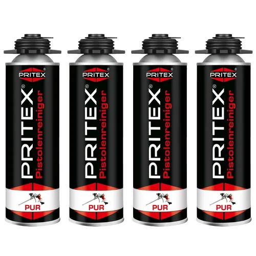 Pistolenreiniger 4 x 500 ml PU Reiniger für Schaumpistole