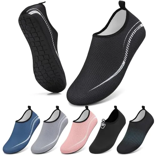 BARFULKER Badeschuhe Wasserschuhe für Damen Herren Kinder – Schnell Trocknend und Rutschfest