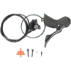 Shimano 105 Schalthebel ST-R7120 mit Scheibenbremse BR-R7170 - Fahrrad-Bremsen mit modernster 2x12-fach Technik für präzise Schaltvorgänge und hervorragende Bremsleistung – ideal für ambitionierte Rennradfahrer.