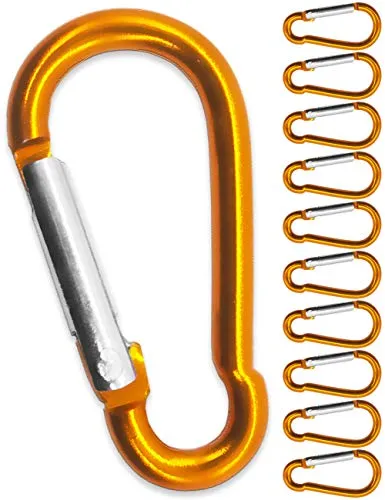 Karabiner Orange von Outdoor Saxx